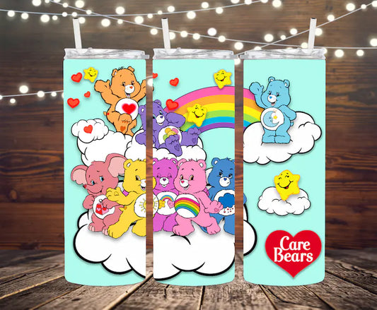 Mint Care Bears 20 oz tumbler