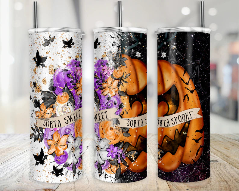 Sorta sweet Sorta Spooky 20oz tumbler