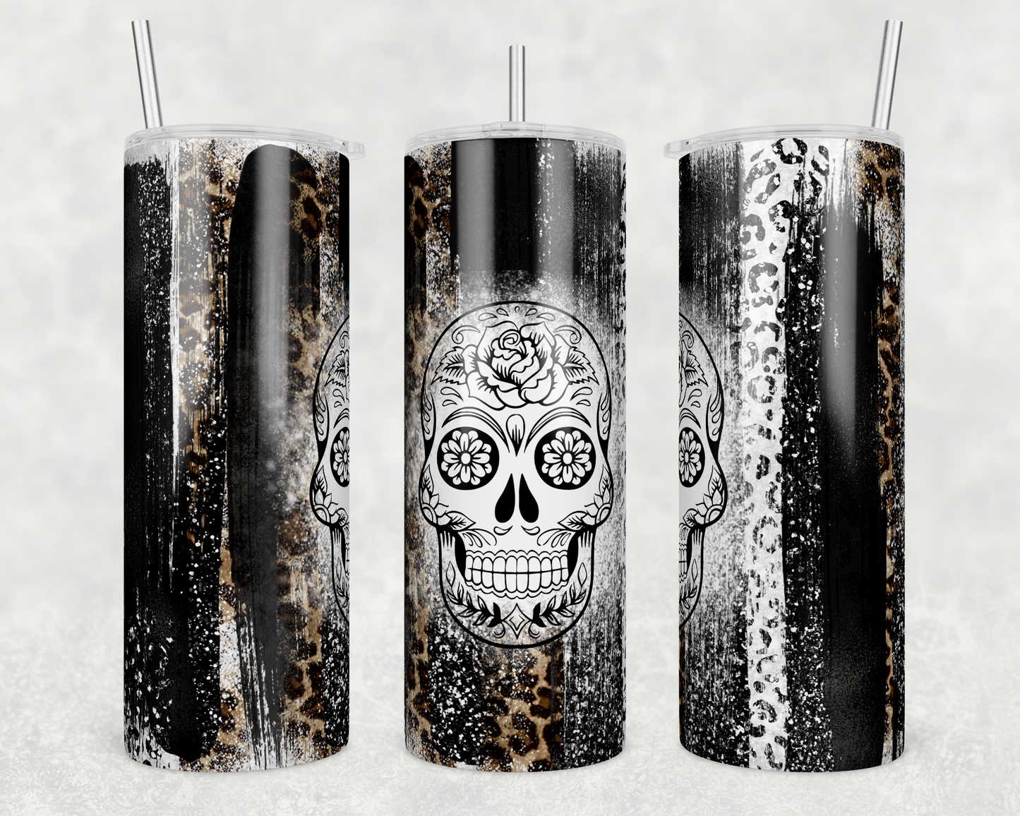 Sugar Skull 20oz tumbler