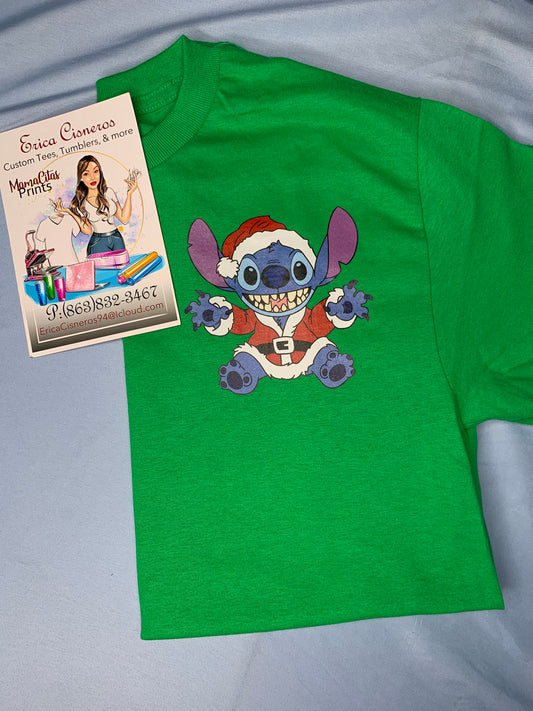 Santa Stitch 🎄 Graphic Tee