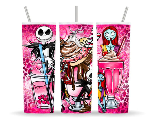 Jack and Sally 20oz tumbler