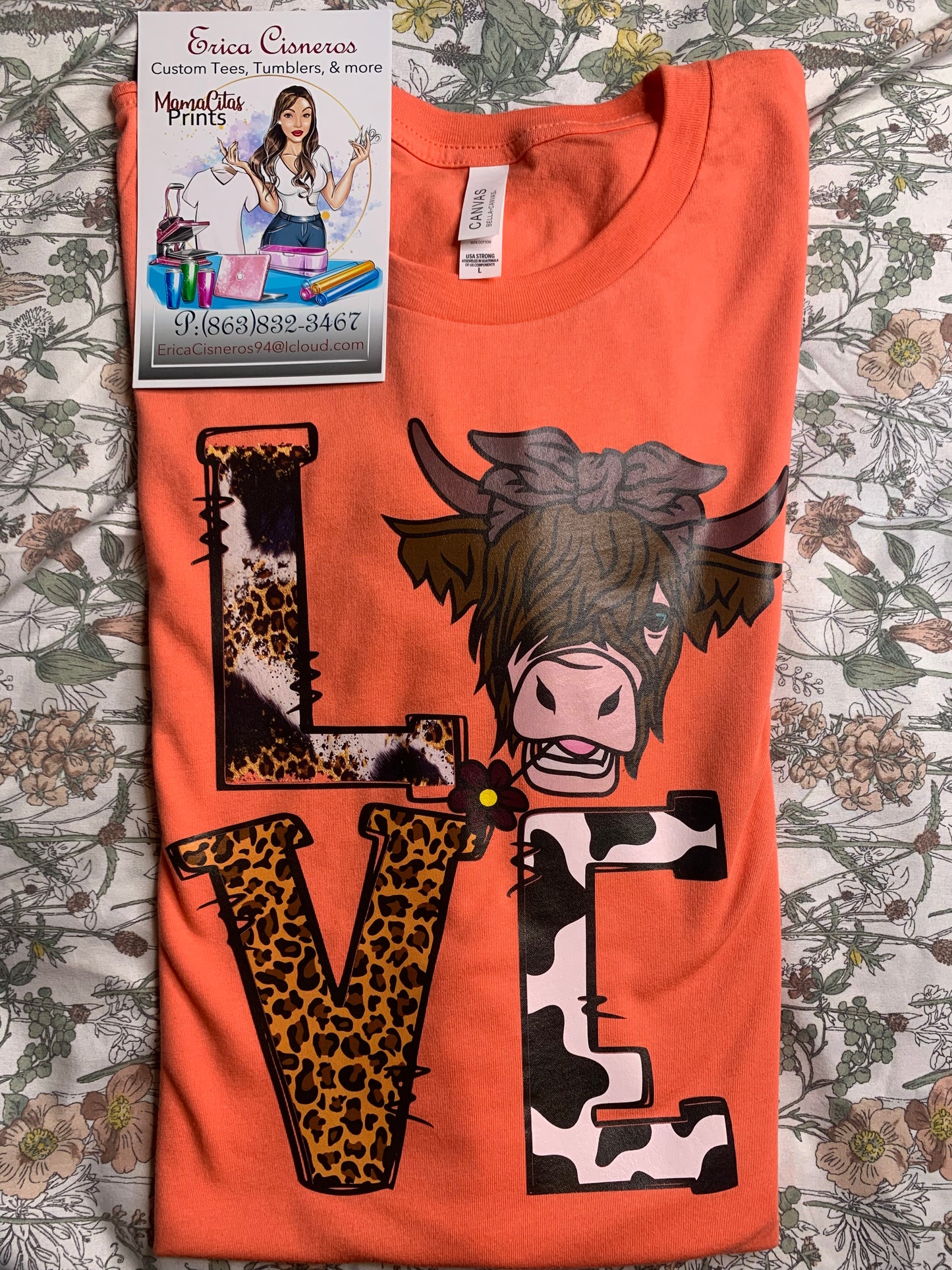 L🐮 VE - Graphic Tee